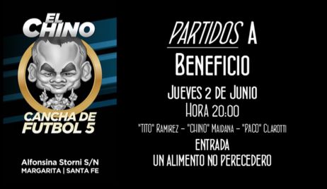 Margarita: Fútbol 5 a beneficio, con la presencia del 