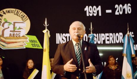 Calchaquí: Lifschitz celebró los 25 años del Instituto Superior de Profesorado.