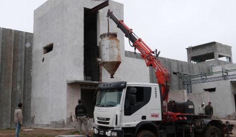MALABRIGO: Instalación del Digestor en el Frigorífico Municipal