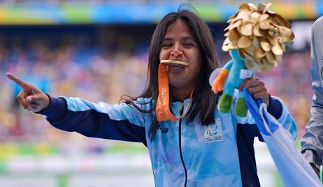 Yanina Martínez, medalla de oro en los Juegos Paralímpicos