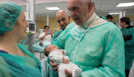 Sorpresa y alegría por la visita del Papa en dos hospitales