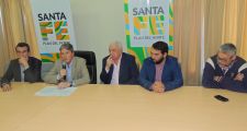 Se firmó el convenio entre la Provincia y el Municipio de Vera por el agua