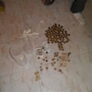 En allanamiento se secuestró 25 envoltorios de marihuana 