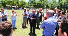 LIFSCHITZ RECORRIÓ LAS OBRAS DE REACONDICIONAMIENTO DEL CENTRO GENÉTICO LAS GAMAS