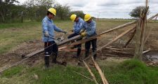 La EPE continúa con tareas de reposición del servicio eléctrico en la provincia