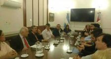 REUNION DEL GOBERNADOR LIFSCHITZ CON REPRESENTANTES DE LA COMUNIDAD DE LOS HOSPITALES PROVINCIALES.