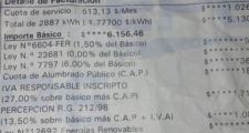 El norte de la provincia en estado de shock por la llegada de las boletas de luz