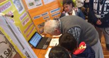 SOSA VISITÓ LA FERIA DE CIENCIAS