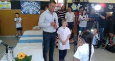 Se inauguró la Biblioteca Futbolera “Gabriel Batistuta” en la escuela N° 6044 de Reconquista