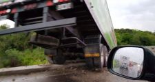 Quedó colgado en un puente en Avellaneda