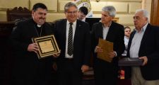 Senadores homenajearon al Obispado de Reconquista.