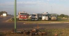 Nueve protestas de los transportistas de cereales en rutas de Santa Fe