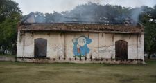 Calchaqui: tristeza por devastador incendio en el Galpón del ex- Ferrocarril donde funcionaba el Programa Trabajo y Discapacidad de la Fundación MR