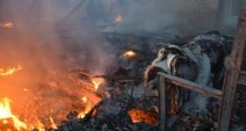 Calchaqui: tristeza por devastador incendio en el Galpón del ex- Ferrocarril donde funcionaba el Programa Trabajo y Discapacidad de la Fundación MR