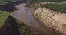 Sorprende el caso del río argentino que apareció de la noche a la mañana