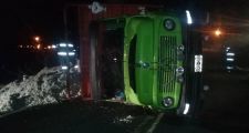 Transportista verense sufrió accidente