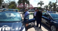 ENTREGA DE  MÓVILES PARA LA POLICÍA