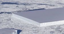 Halla la NASA extraño y perfectamente rectangular iceberg