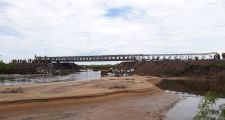 Ya Instalaron el puente Bailey en el corte de la Ruta 1