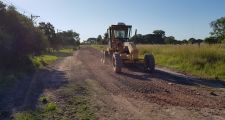 El Senador Sosa y el presidente comunal  de Fortín Olmos estuvieron presente en el inicio de obra del Paraje 29