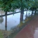 CON GRAN CANTIDAD DE AGUA CAIDA VERA ES UNA POSTAL DE VENECIA