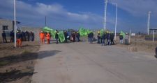 Reincorporaron a  los 60 trabajadores despedidos de la obra en la planta del Acueducto Reconquista