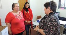 Recorrida de la Secretaria Seccional de Amsafe Vera por el norte departamental