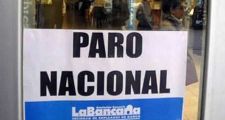 Paro y protestas de empleados bancarios