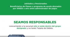 Banco de Santa Fe abrirá sus puertas desde este viernes para la atención exclusiva de Jubilados y Pensionados