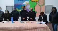 GARABATO: Presidente Comunal y autoridades policiales analizan medidas de seguridad para el ingreso y egreso de personas.