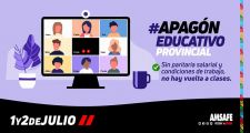 AMSAFE convoca a un apagón educativo provincial