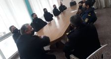 REUNION  DE TRABAJO CON LA PLANA MAYOR POLICIAL