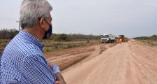 El Senador Baucero recorrió los trabajos en la ruta 36 S