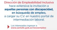 Invitan a las personas con discapacidad visual a cargar su CV para el registro de empleo de la provincia