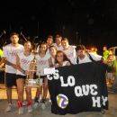 Multitudinaria velada final del torneo de voley solidario