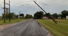 La Gallareta: La tormenta ocasionó varios destrozos