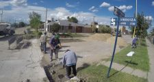 Colocación de tubos, cámaras de decantación y bacheo