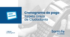 El 29 de mayo se acreditan los fondos de la Tarjeta Única de Ciudadanía