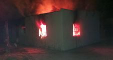 Calchaquí: Incendio con daños materiales totales.