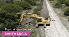 REPARACIÓN DE CAMINOS RURALES EN SANTA LUCÍA