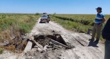 ROTURA DE DOS PUENTES EN LOS BAJOS SUBMERIDIONALES.