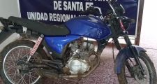 Se recuperó una moto robada