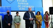 Perotti inauguró la Escuela Superior de Enfermería de la ciudad de Vera