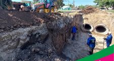 INICIÓ LA OBRA DEL DESAGÜE PLUVIAL POR CALLE BELGRANO