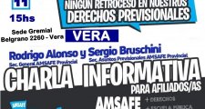 MICRO DE AMSAFE VERA: NO A LOS DESCUENTOS