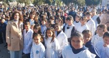 LOS NIÑOS DE VERA PROMETIERON LEALTAD A LA BANDERA