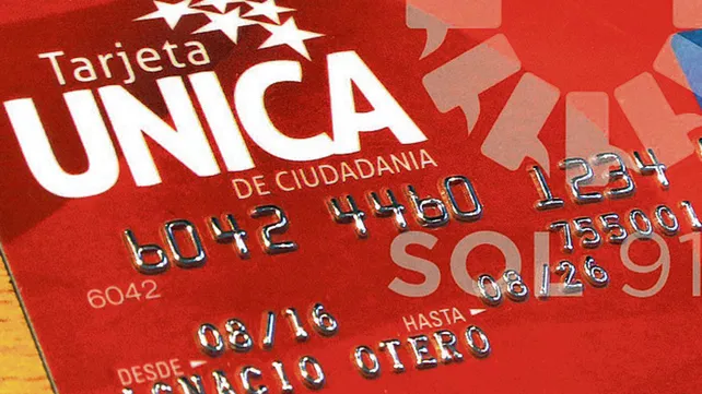 Se acredita los fondos de la Tarjeta Única de Ciudadanía
