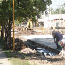 Dos nuevas cuadras pavimentadas en Calchaquí