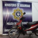 MOTO ZANELLA 110 HALLADA EN ESTADO DE ABANDONO