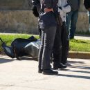 ACCIDENTE ENTRE UNA MOTO Y UNA BICICLETA